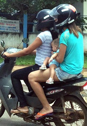 Flagrante foi feito nas ruas de Palmas (Foto: Ludmylla Abreu/TV Anhanguera)