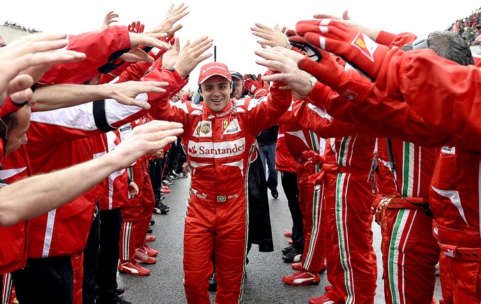 Felipe Massa festa depedida Ferrari (Foto: AP)