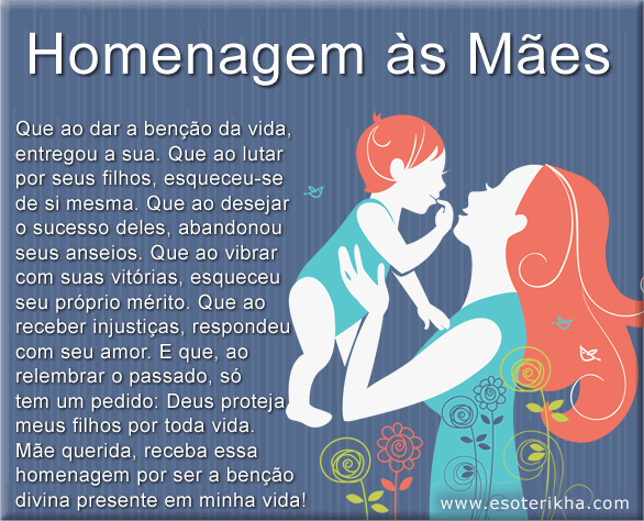 homenagem as mães