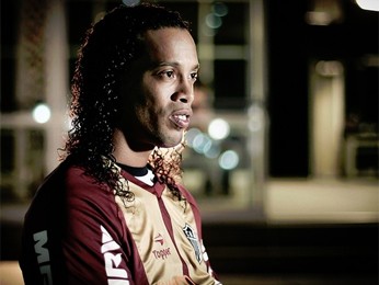 Ronaldinho Gaúcho vai ser 'Cidadão Honorário de Belo Horizonte'. (Foto: Bruno Cantini / Flickr do Atlético-MG)