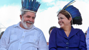 Lula e Dilma em cerimônia no Amazonas. Foto: Ricardo Stuckert Filho/Pres.da República